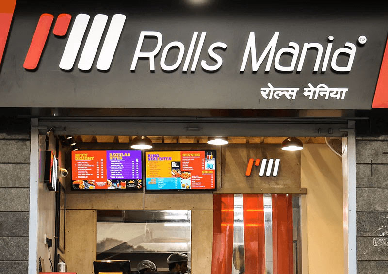 Rolls Mania franchise investment under 30 lakhs